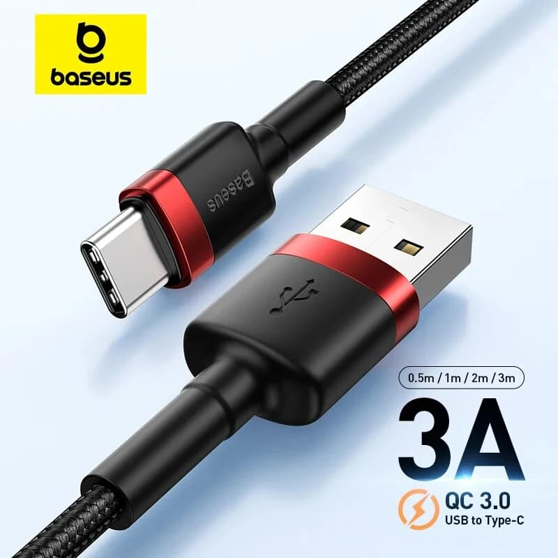Cabo de Dados e Carregamento Rápido USB-C