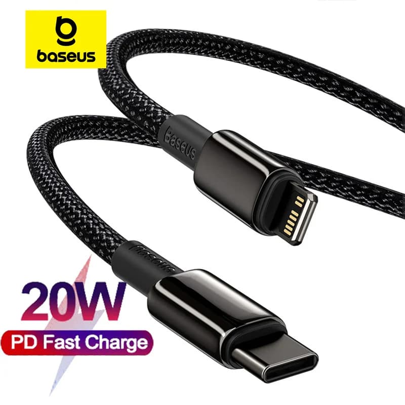 Cabo de Carregamento Rápido USB-C PD 20W para iPhone