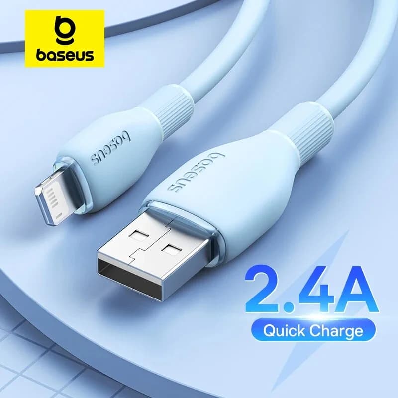 Cabo USB-A para Lightning, Material TPE 2.4A
